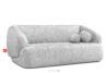 VIRA Sofa do salonu tkanina szenil szary szary - zdjęcie 3