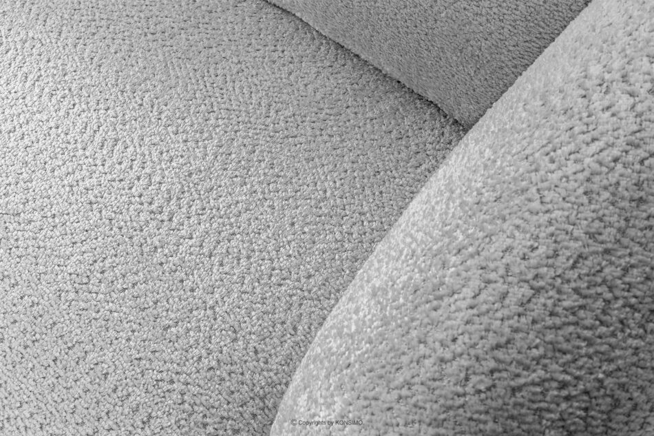 VIRA Sofa do salonu tkanina szenil szary szary - zdjęcie 4