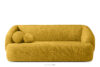 VIRA Sofa do salonu tkanina szenil żółty żółty - zdjęcie 1