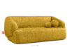 VIRA Sofa do salonu tkanina szenil żółty żółty - zdjęcie 3