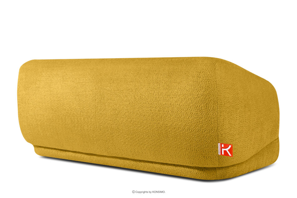 VIRA Sofa do salonu tkanina szenil żółty żółty - zdjęcie 3