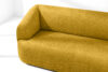 VIRA Sofa do salonu tkanina szenil żółty żółty - zdjęcie 7