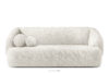 VIRA Sofa do salonu tkanina szenil biały biały - zdjęcie 1