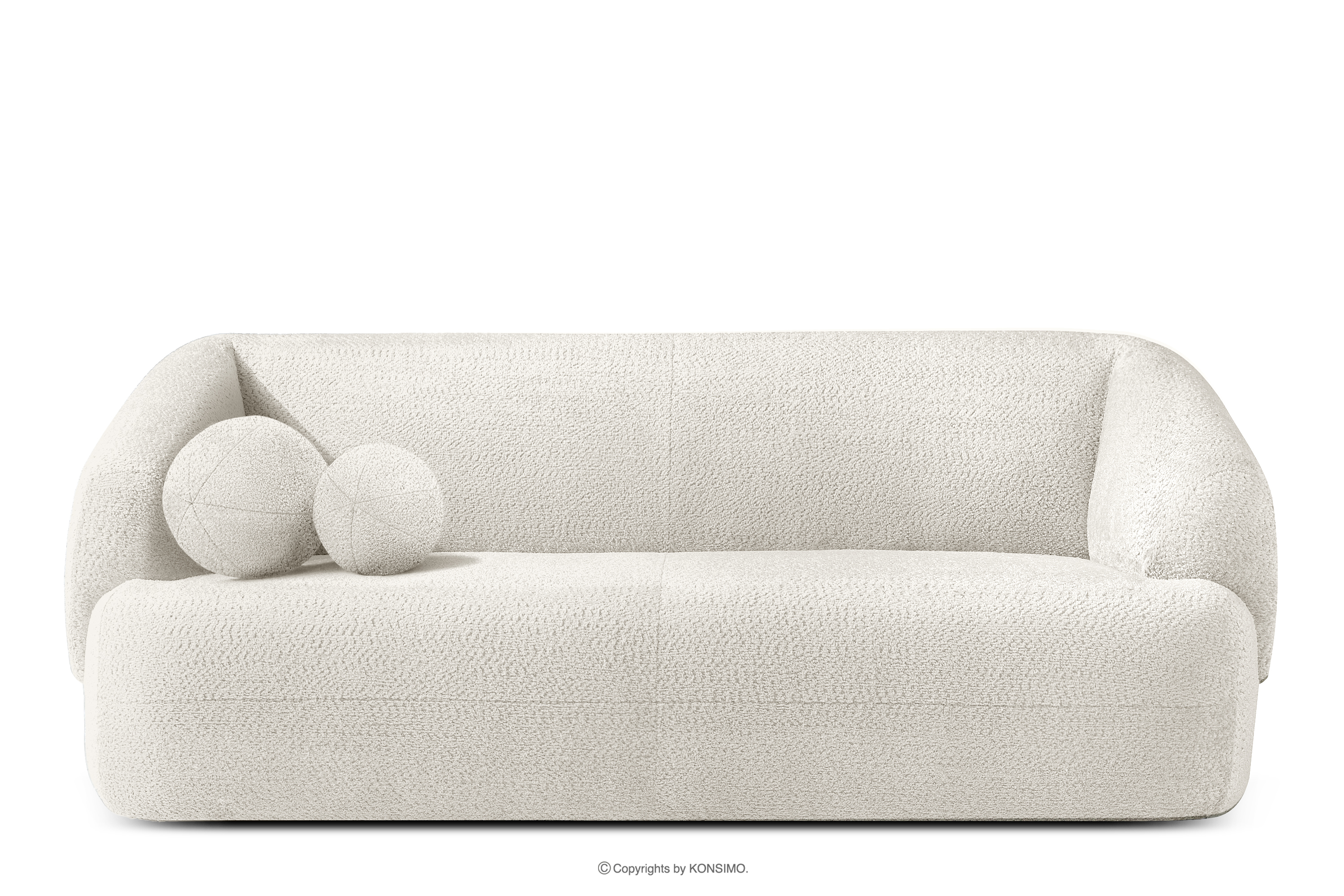Sofa do salonu tkanina szenil biały
