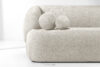 VIRA Sofa do salonu tkanina szenil biały biały - zdjęcie 6