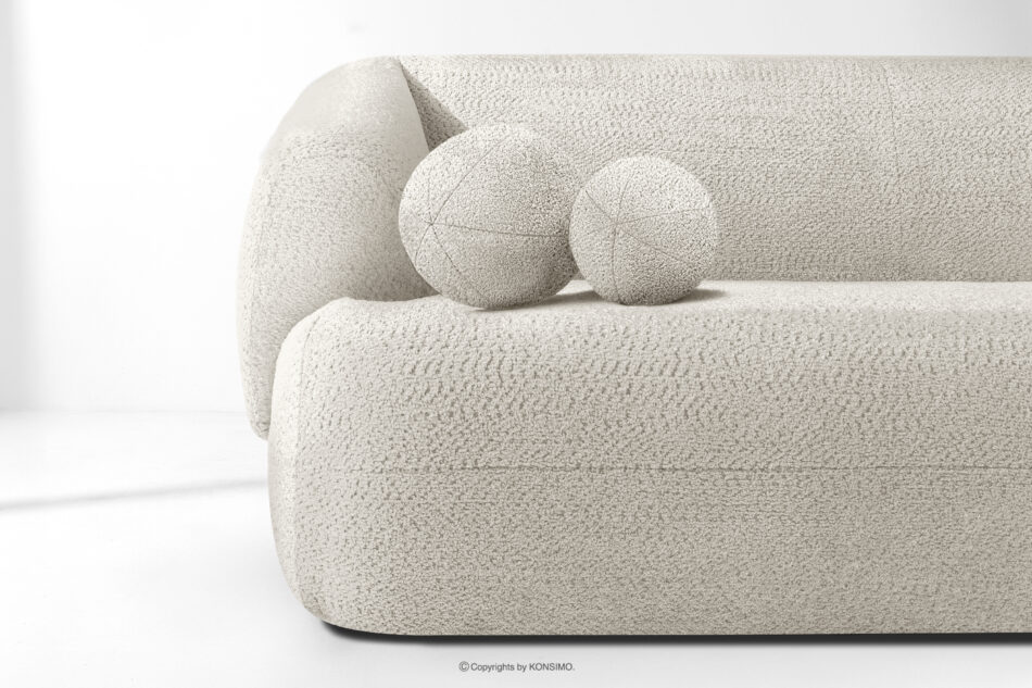 VIRA Sofa do salonu tkanina szenil biały biały - zdjęcie 5