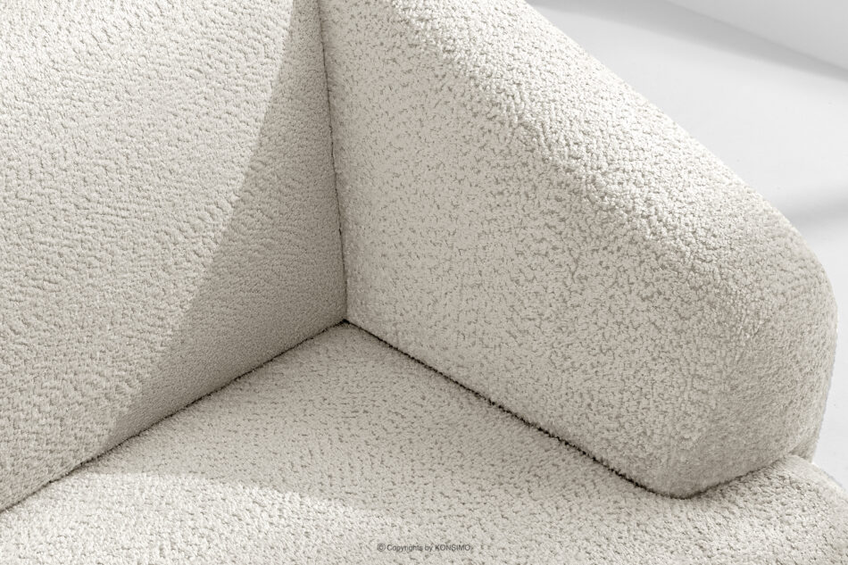 VIRA Sofa do salonu tkanina szenil biały biały - zdjęcie 7