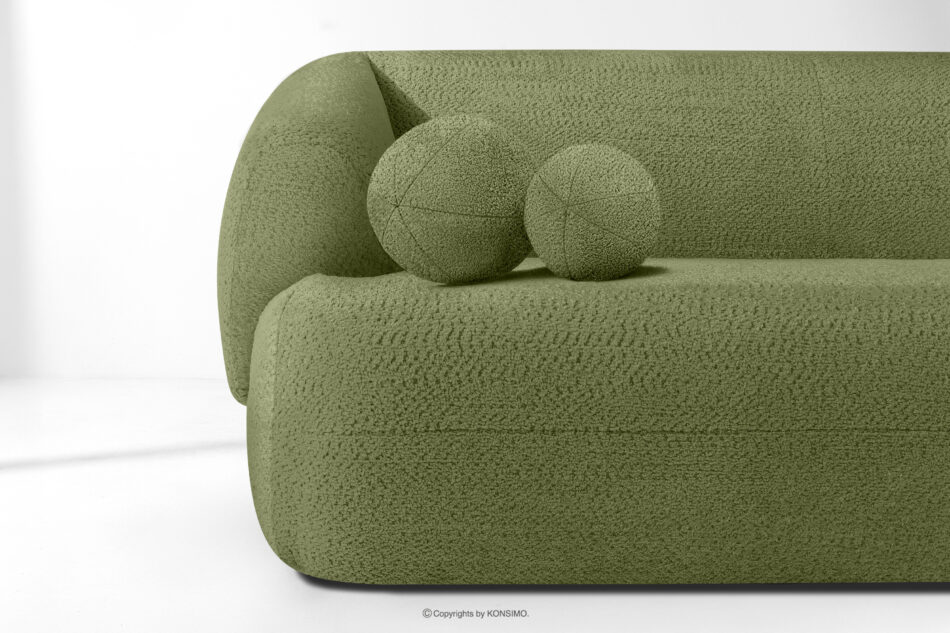 VIRA Sofa do salonu tkanina szenil oliwkowy oliwkowy - zdjęcie 5