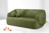 VIRA Sofa do salonu tkanina szenil oliwkowy oliwkowy - zdjęcie 2