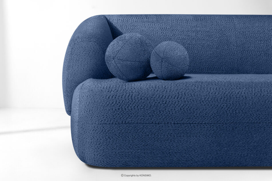 VIRA Sofa do salonu tkanina szenil niebieski niebieski - zdjęcie 5