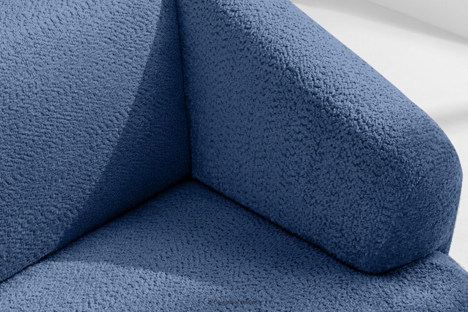 VIRA Sofa do salonu tkanina szenil niebieski niebieski - zdjęcie 7