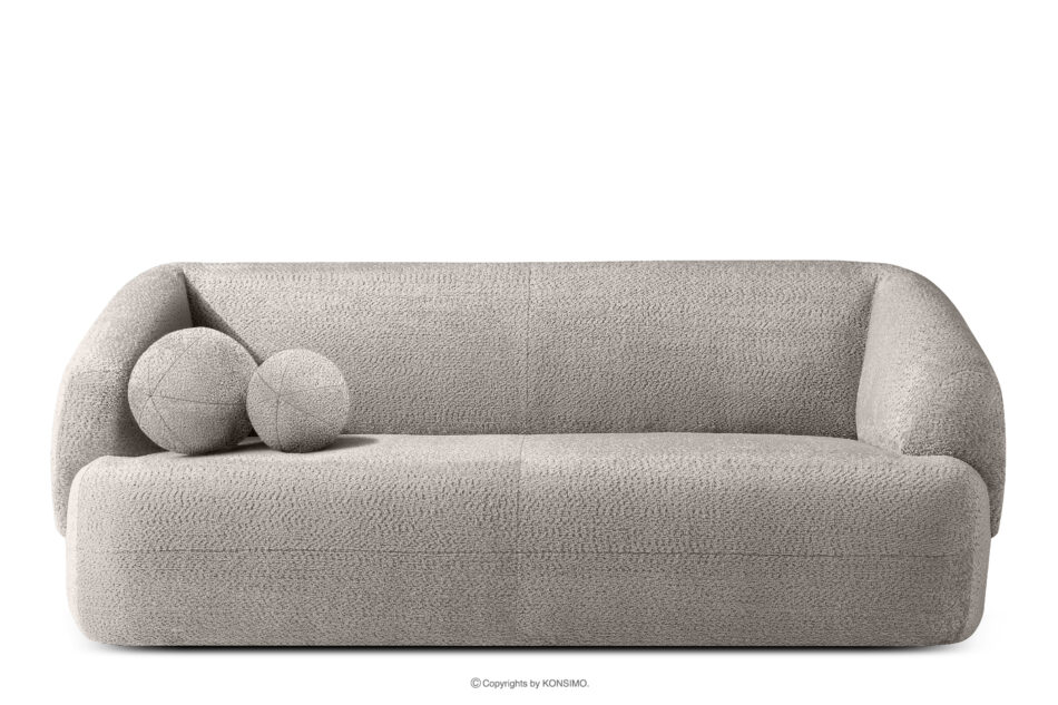 VIRA Sofa do salonu tkanina szenil chłodny brązowy chłodny brązowy - zdjęcie 0