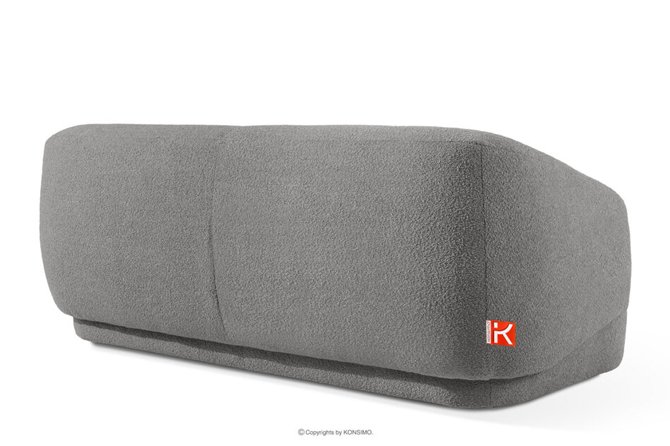 VIRA Sofa japandi tkanina boucle szary szary - zdjęcie 3
