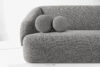 VIRA Sofa japandi tkanina boucle szary szary - zdjęcie 6