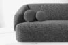 VIRA Sofa boucle w stylu japandi ciemny szary ciemny szary - zdjęcie 6