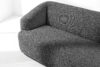 VIRA Sofa boucle w stylu japandi ciemny szary ciemny szary - zdjęcie 7