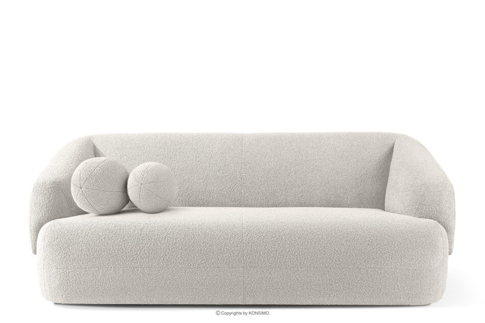 VIRA Sofa japandi tkanina boucle biały biały - zdjęcie 0