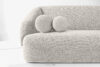 VIRA Sofa japandi tkanina boucle biały biały - zdjęcie 6