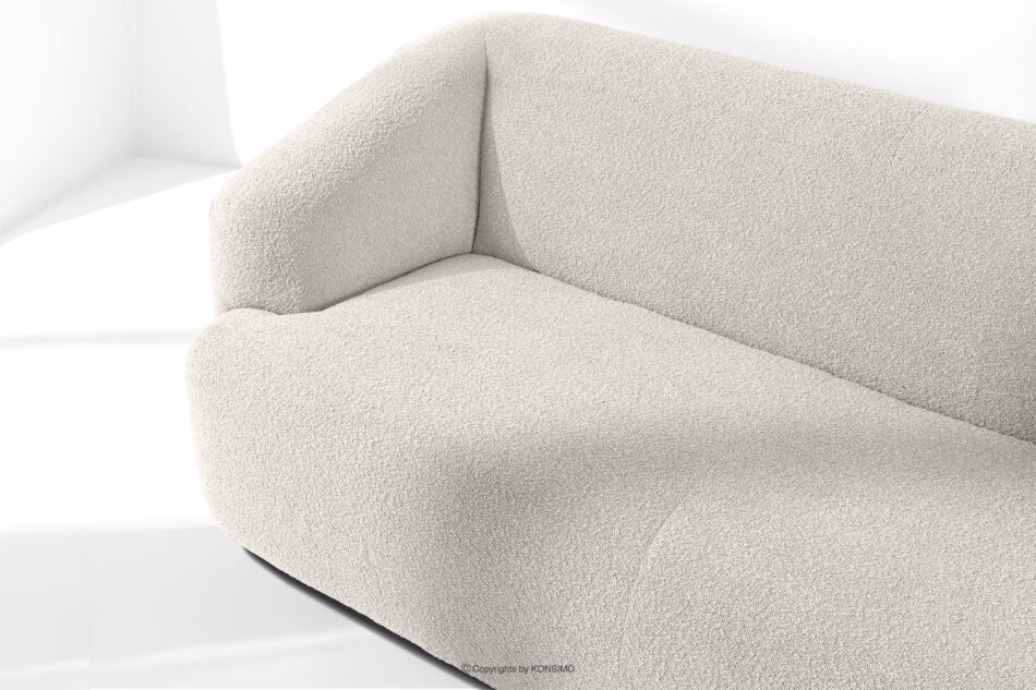 VIRA Sofa japandi tkanina boucle biały biały - zdjęcie 6