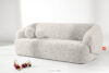 VIRA Sofa japandi tkanina boucle biały biały - zdjęcie 2