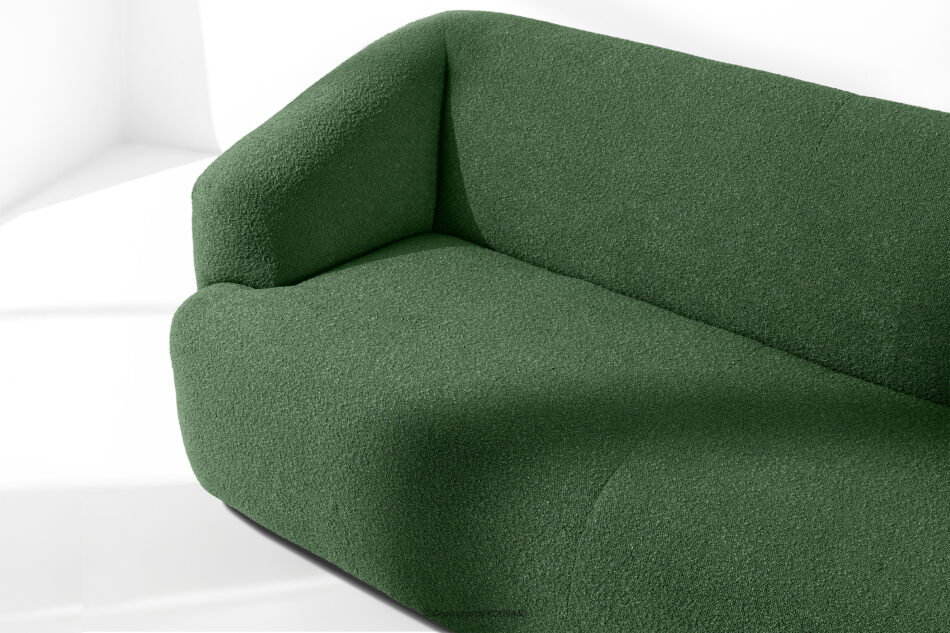 VIRA Sofa boucle w stylu japandi zielony zielony - zdjęcie 6