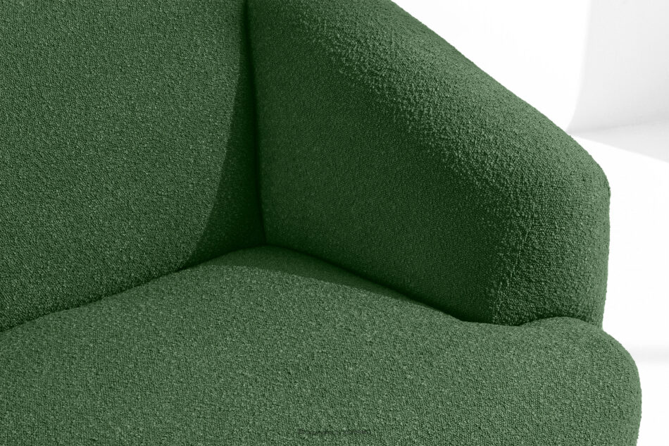 VIRA Sofa boucle w stylu japandi zielony zielony - zdjęcie 7