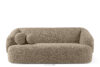 VIRA Sofa japandi tkanina boucle beżowy beżowy - zdjęcie 1