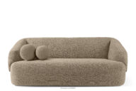 Sofa japandi tkanina boucle beżowy