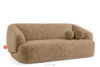 VIRA Sofa boucle w stylu japandi ciemny beżowy ciemny beżowy - zdjęcie 3