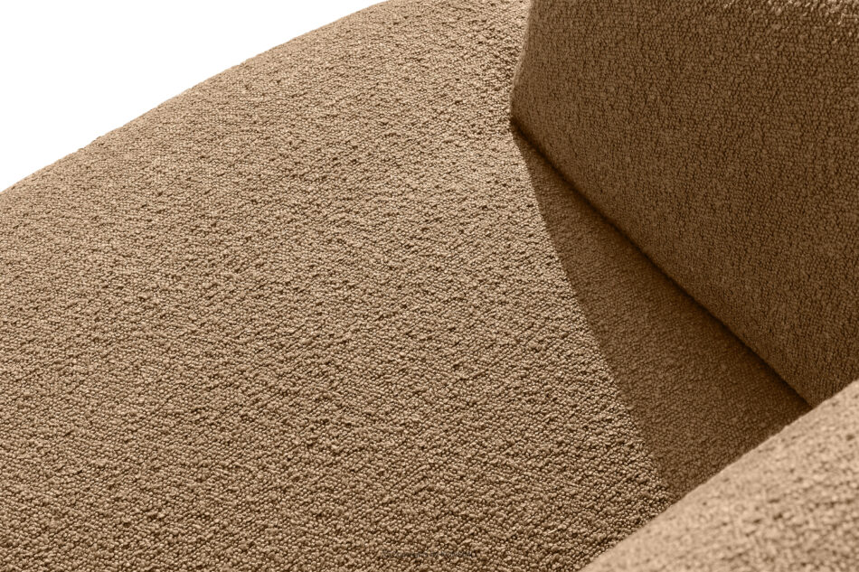 VIRA Sofa boucle w stylu japandi ciemny beżowy ciemny beżowy - zdjęcie 4