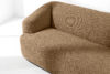 VIRA Sofa boucle w stylu japandi ciemny beżowy ciemny beżowy - zdjęcie 7