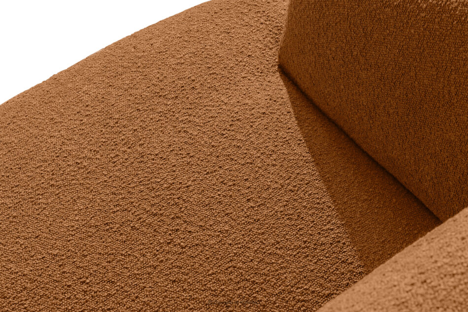 VIRA Sofa boucle w stylu japandi rudy rudy - zdjęcie 4