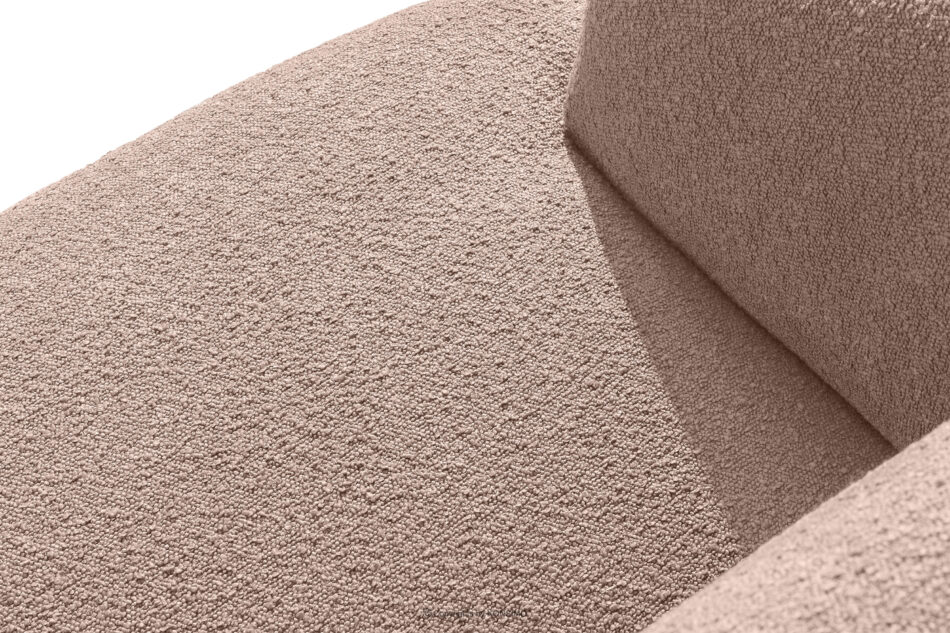 VIRA Sofa japandi tkanina boucle różowy różowy - zdjęcie 4