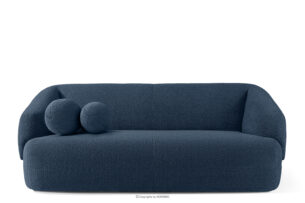 VIRA, https://konsimo.pl/kolekcja/vira/ Sofa boucle w stylu japandi granatowy granatowy - zdjęcie