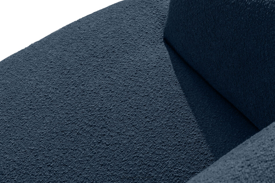 VIRA Sofa boucle w stylu japandi granatowy granatowy - zdjęcie 4