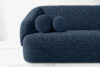 VIRA Sofa boucle w stylu japandi granatowy granatowy - zdjęcie 6
