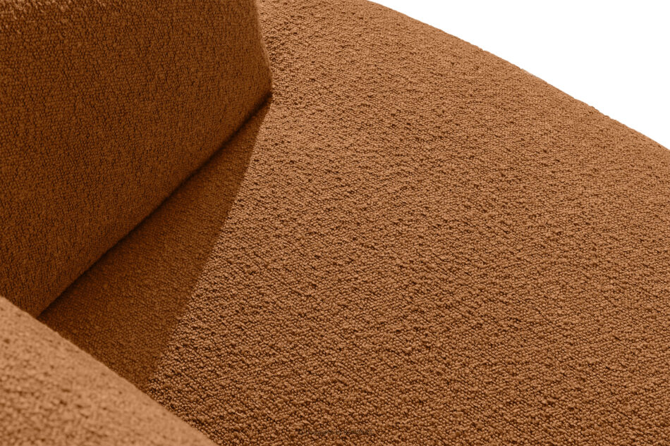 VIRA Narożnik boucle w stylu japandi lewy rudy rudy - zdjęcie 4