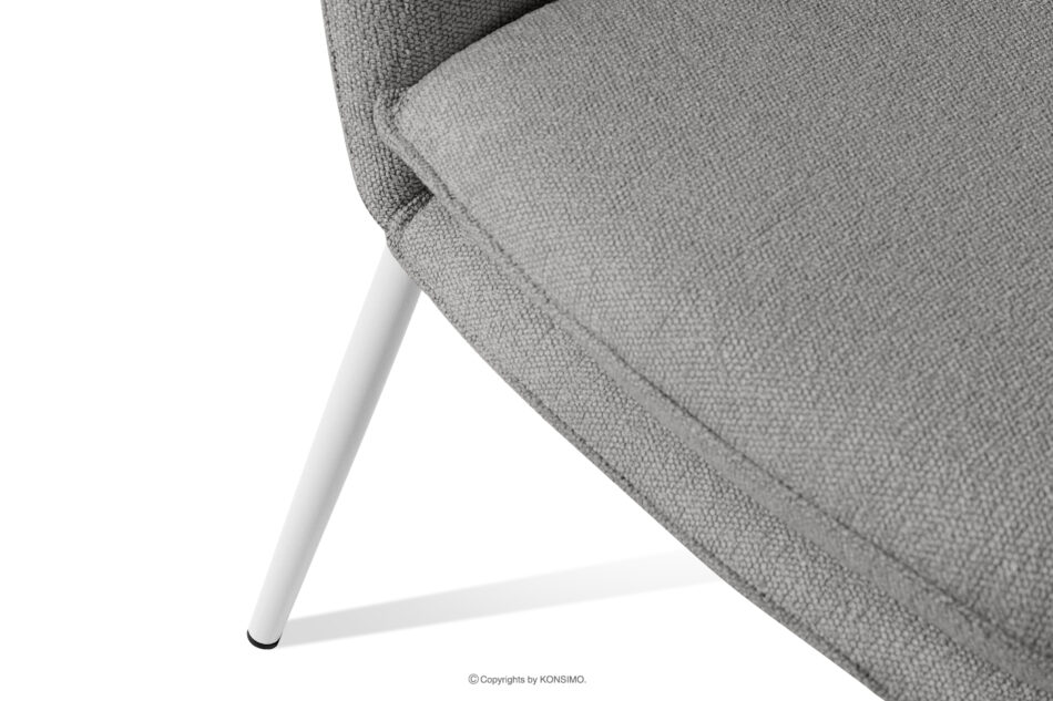 SOLIS Sofa na ogród tkanina wodoodporna szary/biały szary/biały - zdjęcie 7