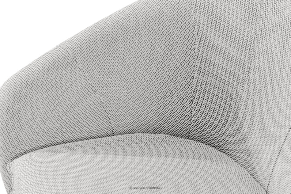 SOLIS Sofa ogrodowy tkanina wodoodporna jasny szary/biały jasny szary/biały - zdjęcie 5