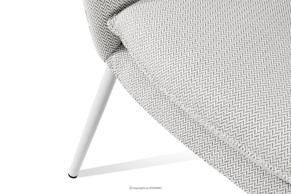 SOLIS Sofa ogrodowy tkanina wodoodporna jasny szary/biały jasny szary/biały - zdjęcie 7