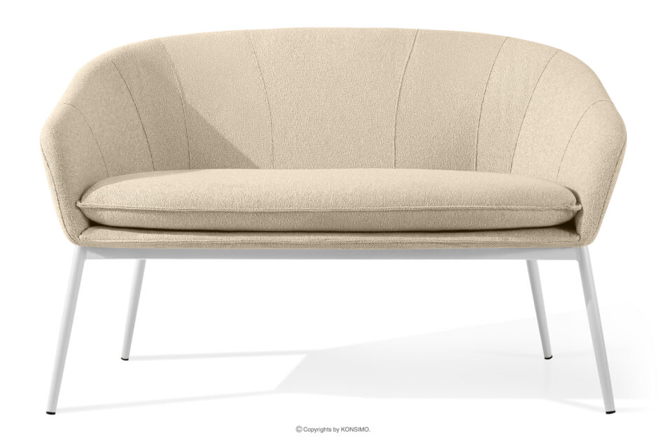 SOLIS Sofa ogrodowy tkanina wodoodporna kremowy/biały kremowy/biały - zdjęcie 0