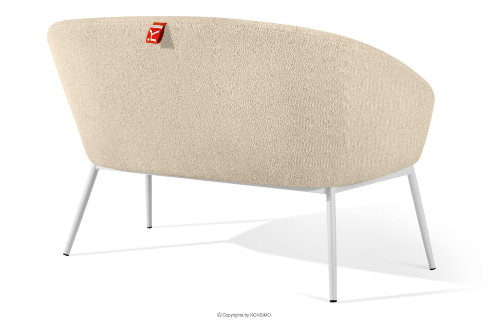 SOLIS Sofa ogrodowy tkanina wodoodporna kremowy/biały kremowy/biały - zdjęcie 3