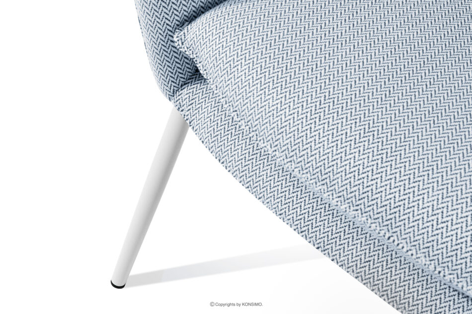 SOLIS Sofa ogrodowy tkanina wodoodporna błękitny/biały błękitny/biały - zdjęcie 7