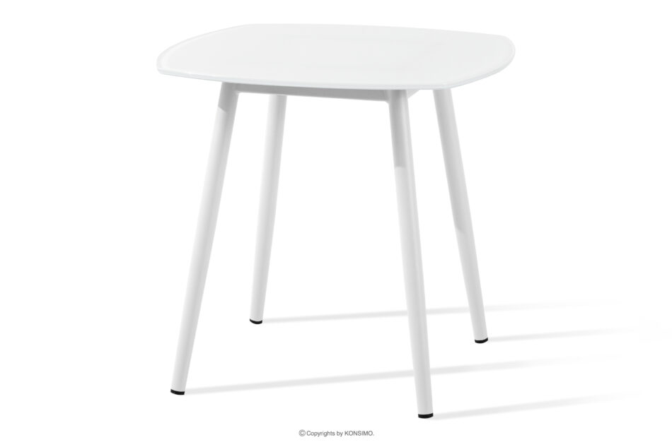 SOLIS Fotele ogrodowe ze stołem jasny brązowy/biały jasny brązowy/biały - zdjęcie 10