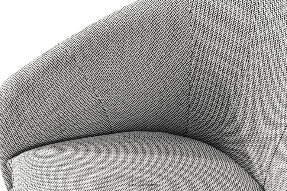 SOLIS Sofa ogrodowy tkanina wodoodporna biały/czarny biały/czarny - zdjęcie 5