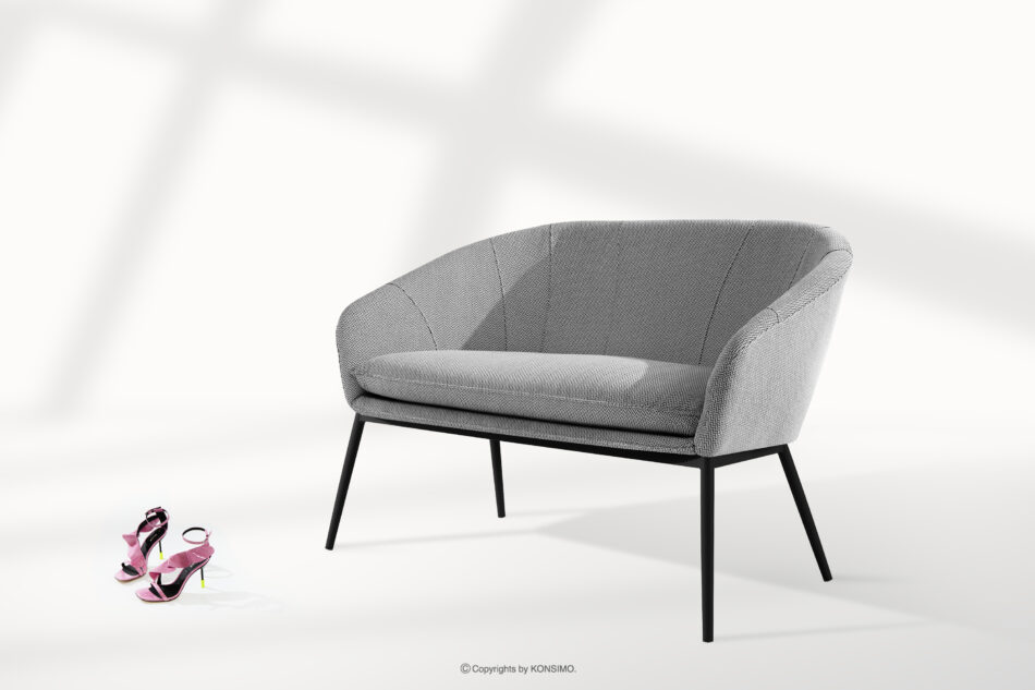 SOLIS Sofa ogrodowy tkanina wodoodporna biały/czarny biały/czarny - zdjęcie 1