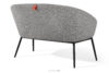 SOLIS Sofa na ogród tkanina wodoodporna szary/czarny szary/czarny - zdjęcie 4