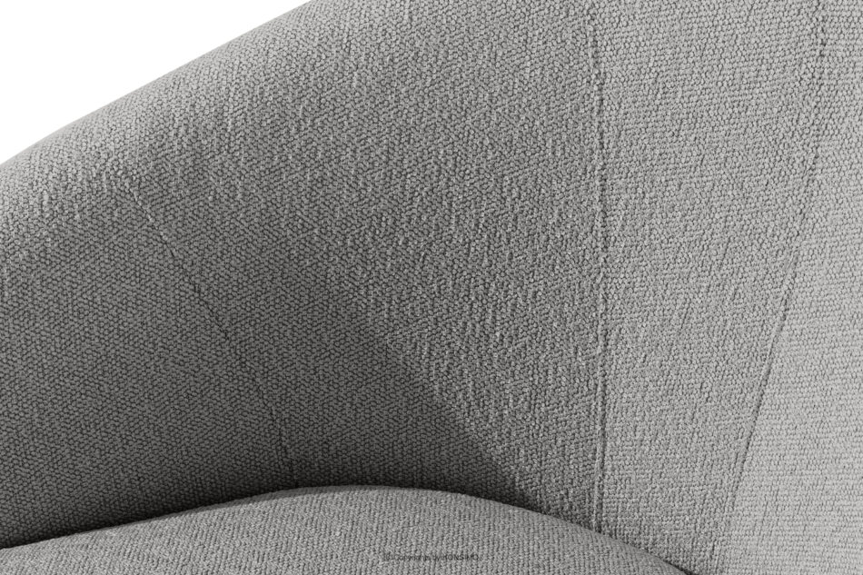 SOLIS Sofa na ogród tkanina wodoodporna szary/czarny szary/czarny - zdjęcie 5