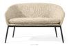 SOLIS Sofa ogrodowy tkanina wodoodporna kremowy/czarny kremowy/czarny - zdjęcie 1