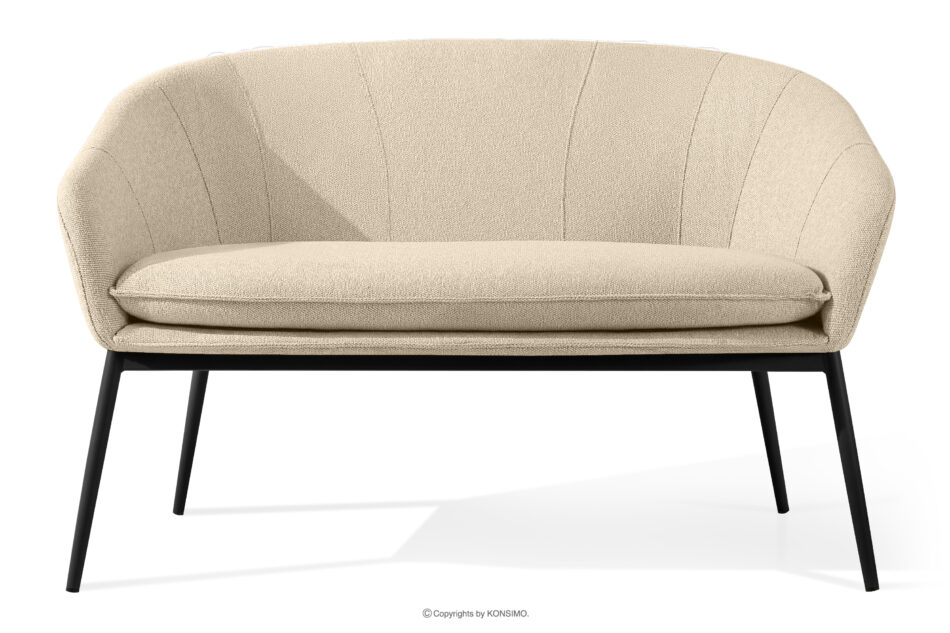 SOLIS Sofa ogrodowy tkanina wodoodporna kremowy/czarny kremowy/czarny - zdjęcie 0